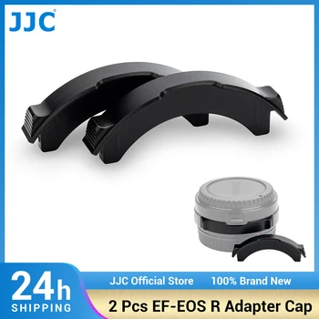 JJC 2-Pack EF-EOS R Adaptér Spp pre Canon EF Objektív R Mount Adaptér Krúžok ABS protiprachová Kryt pre RF Fotoaparát EOS R10 R7 R6 R5 RP