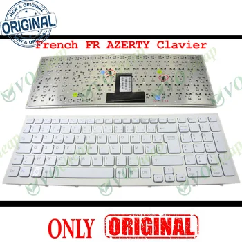 Nový Notebook, klávesnica na Sony VPC-EB VPC EB EB11 EB12 EB15 Biely S Rámom francúzsky AZERTY FR Clavier - 148793441 V111678B