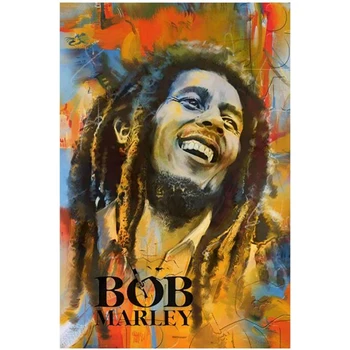 Plný Vrták Námestie Diamond Maľovanie Spevák Bob Marley 5D DIY Diamond Výšivky Domáce Dekorácie Mora Obraz Drahokamu WG1502