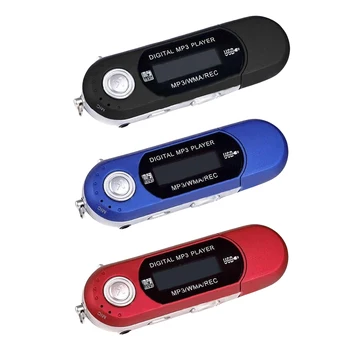 Prenosný Mini LCD Displej MP3 Prehrávač Hudby, USB Direct Plug Vysokej Kvalite Mp3 Prehrávač, 4 GB 8 GB S FM Rádio Funkcia Nabíjateľná