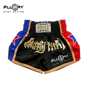 boxerské rukavice a muay thai handwraps 2 farby trainning a konkurenčné športové šortky